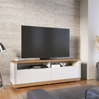 Conjunto Rack Para Tv E Aparador Ricardo Off-white Freijo