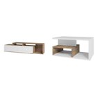 Conjunto Rack Para Tvs Até 50 Polegadas 2 Portas E Mesa De Ce