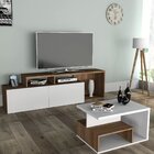 Conjunto Rack Para Tvs Até 50 Polegadas 2 Portas E Mesa De Ce