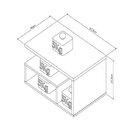 Conjunto Rack Para Tvs Até 50 Polegadas 2 Portas E Mesa De Ce