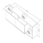 Conjunto Rack Para Tvs Até 50 Polegadas 2 Portas E Mesa De Ce