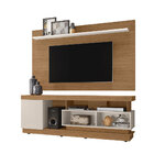 Conjunto Rack Tijuca E Painel Enseada Colibri Marrom Real/off