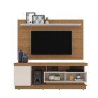 Conjunto Rack Tijuca E Painel Enseada Colibri Marrom Real/off