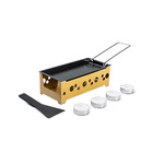 Conjunto Raclette 7 Peças Amarelo Brinox