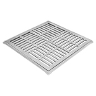 Conjunto Ralo 40x40cm Alumínio Polido GDA