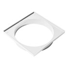 Conjunto Ralo Com Fecho E Porta Grelha 10x10cm - Platina