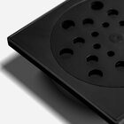 Conjunto Ralo Com Fecho E Porta Grelha 15x15 Cm (preto)