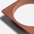 Conjunto Ralo Com Fecho E Porta Grelha 15x15cm - Marrom