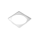 Conjunto Ralo E Porta Grelha 10x10 Cm (branco)