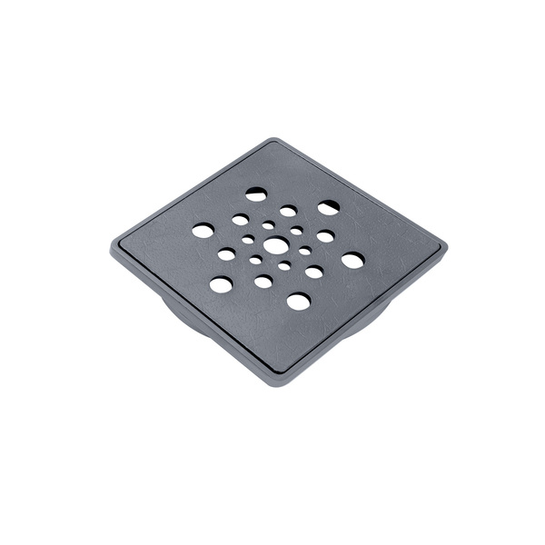 Conjunto Ralo E Porta Grelha 10x10 Cm (cinza)