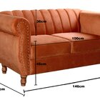 Conjunto Realeza Sofá Com Poltronas Chesterfield Decoração Te
