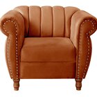 Conjunto Realeza Sofá Com Poltronas Chesterfield Decoração Te