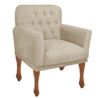 Conjunto Recamier Divã Chesterfield Cancun + 2 Poltrona Bia P