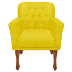 Conjunto Recamier Divã Chesterfield Cancun + 2 Poltrona Bia P