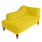 Conjunto Recamier Divã Chesterfield Cancun + 2 Poltrona Bia P