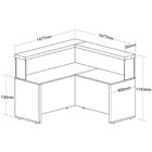 Conjunto Recepção Balcão De Atendimento E Balcão Tamburato Co