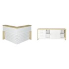 Conjunto Recepção Balcão De Atendimento E Balcão Tamburato Co