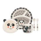 Conjunto Refeição Infantil 5 Peças Panda