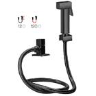 Conjunto Registro E Ducha Higiênica Black Matte Lx1904b - Lex