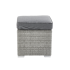 Conjunto relaxar para 6 pessoas com Baú rattan Davos Cinza Naterial