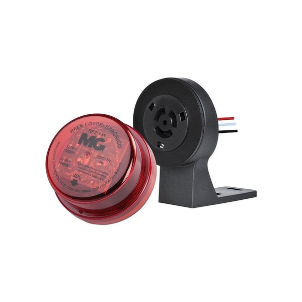 Conjunto Relé Fotoeletrônico Margirius Rfe-131 Com Tomada Bs2