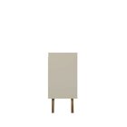 Conjunto Retrô Rack Com Painel E Aparador Desing Curvo Tv Até