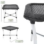 Conjunto Roma 1 Sofá 2 Poltronas 1 Mesa Para Jardim Area Vara