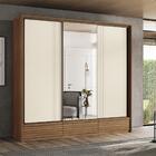 Conjunto Roupeiro 3 Portas E Cômoda 5 Gavetas Berlim Jatobá