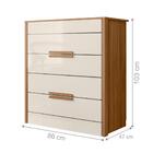 Conjunto Roupeiro E Cômoda Amon Freijó/off White