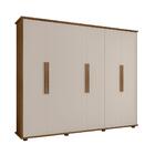 Conjunto Roupeiro E Cômoda Kumamoto Cinamomo Off White