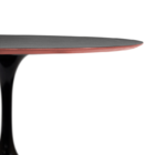 Conjunto Saarinen Preta 120cm E 4 Cadeiras Clarice Preta