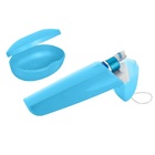 Conjunto Saboneteira E Porta Escova Portátil De Bolsa - Ou Az