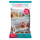 Conjunto Saco Para Armazenagem A Vacuo Compact Food + Bomba P