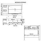 Conjunto Sala Bancada Painel Aparador Columbus Caemmun