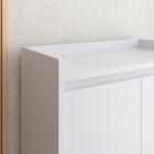 Conjunto Sala Com Painel Para Tv 32 " Smart Plus - Branco Com