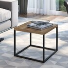 Conjunto Sala De Estar 3 Mesas Quadrada Cube Industrial  Verm