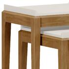 Conjunto Sala De Estar 4 Pç Mdf/madeira Milao 2 Fnt