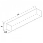 Conjunto Sala De Estar Aparador Cachepôt E Prateleira