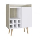 Conjunto Sala De Estar Bar Rack Suspenso E Cachepô Estilare