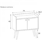 Conjunto Sala De Estar Cachepô E Aparador