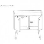 Conjunto Sala De Estar Cachepô E Aparador