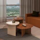 Conjunto Sala De Estar Completa Dubai Cedro