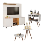 Conjunto Sala De Estar Grecia Branco