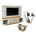 Conjunto Sala De Estar Jasmine Creme