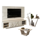 Conjunto Sala De Estar Jasmine Creme