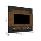 Conjunto Sala De Estar Kansas Malbec Preto Naturale