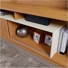 Conjunto Sala De Estar Painel Com Led Para Tv Até 75 Polegada