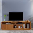 Conjunto Sala De Estar Painel Com Led Para Tv Até 75 Polegada