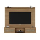 Conjunto Sala De Estar Painel Para Tv Até 72 Polegadas Com Me