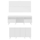 Conjunto Sala De Estar Rack/painel Tv/aparador Multimóveis So